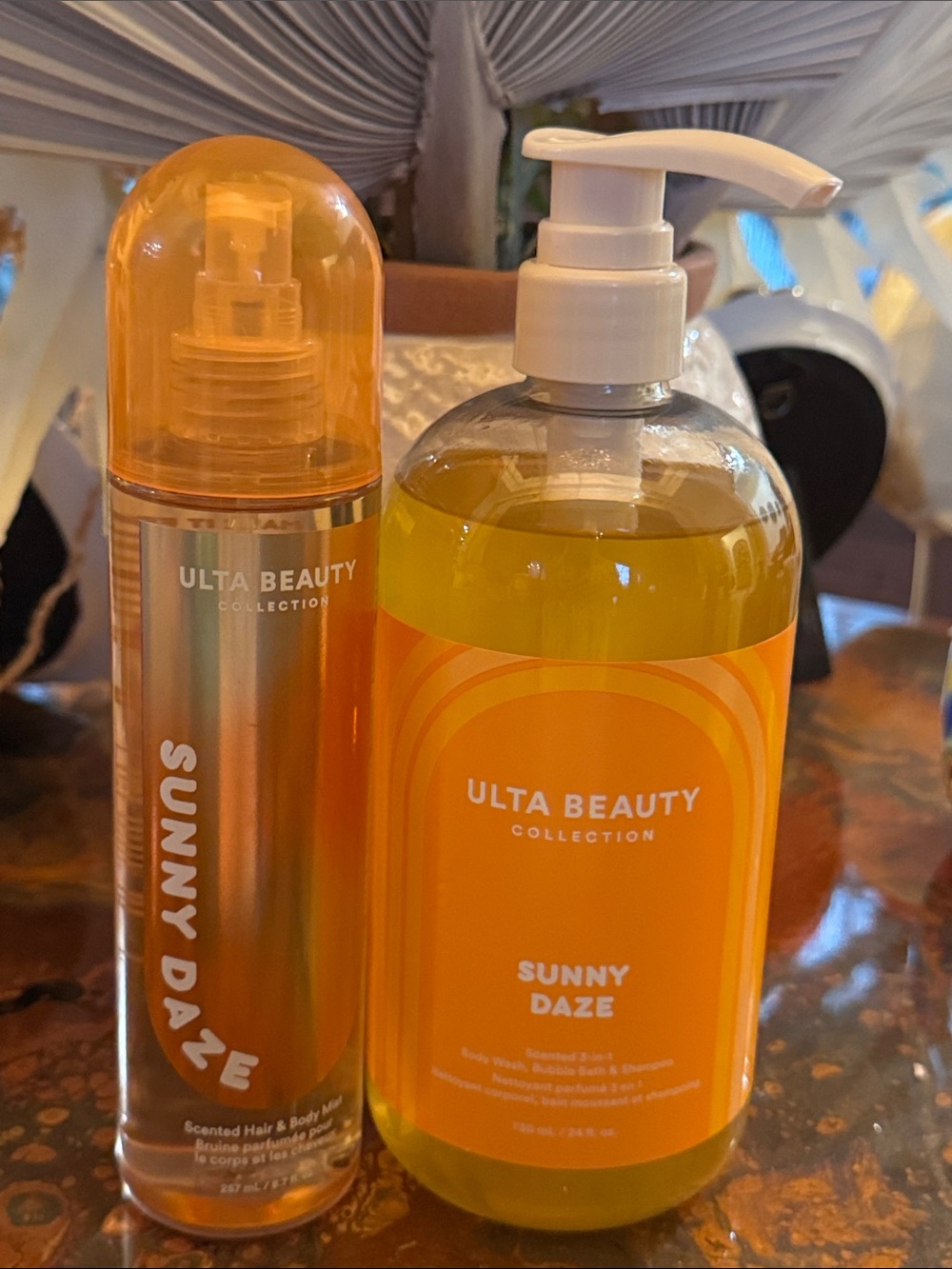 Ulta Beauty Sunny Daze Citrus Orange Body Wash & Mist Set